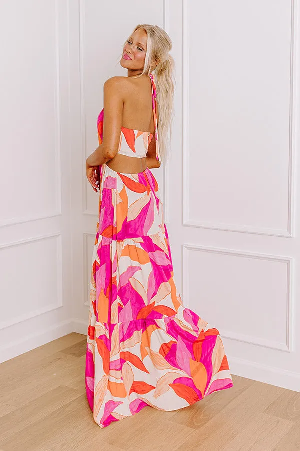 Coastal Charm Halter Maxi Dress sold by Impressions product image thumbnail 2