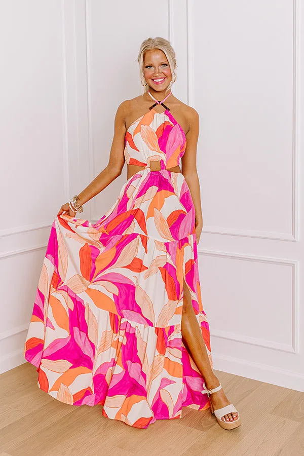 Coastal Charm Halter Maxi Dress sold by Impressions product image thumbnail 4