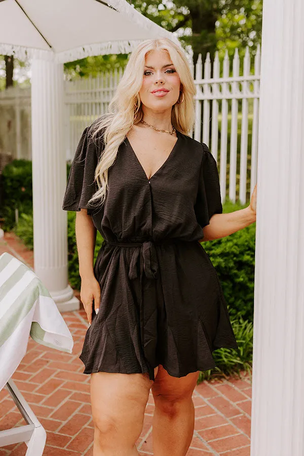Flirty And Sweet Romper in Black Curves sold by Impressions product image thumbnail 2