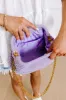 Hula Happiness Woven Purse in Lavender sold by Impressions