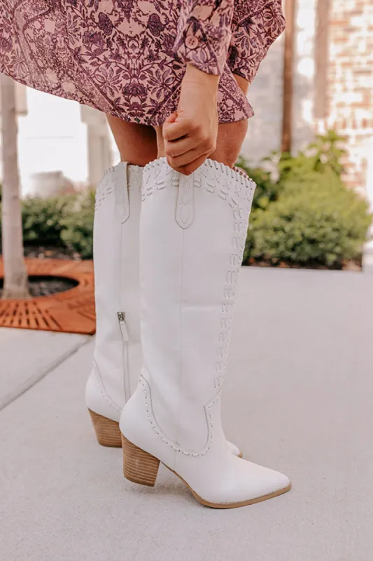 The Aubree Faux Leather Knee High Boot sold by Impressions
