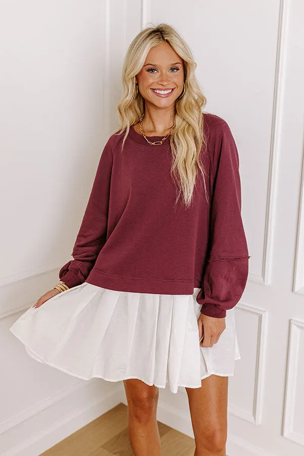 Cool Breeze Mini Dress in Mulled Wine sold by Impressions product image thumbnail 5