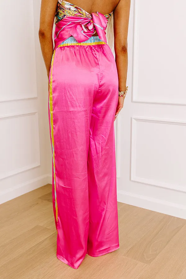 Glamour Girl High Waist Satin Wide Leg Pants sold by Impressions product image thumbnail 5