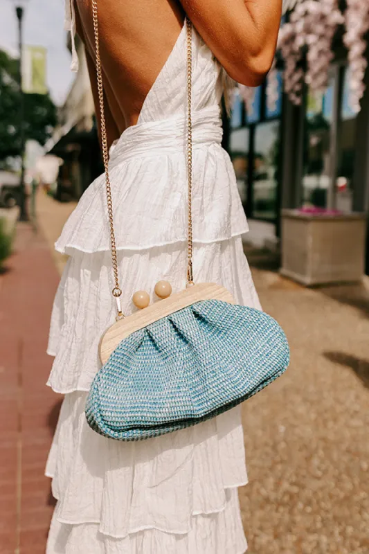 Out And About Woven Purse in Blue sold by Impressions