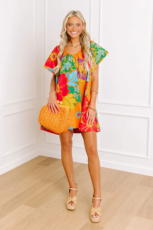 Bora Bora Babe Floral Mini Dress sold by Impressions product image thumbnail 5