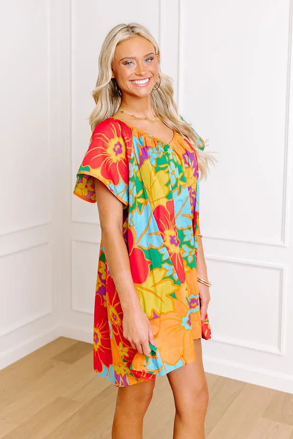 Bora Bora Babe Floral Mini Dress sold by Impressions product image thumbnail 3