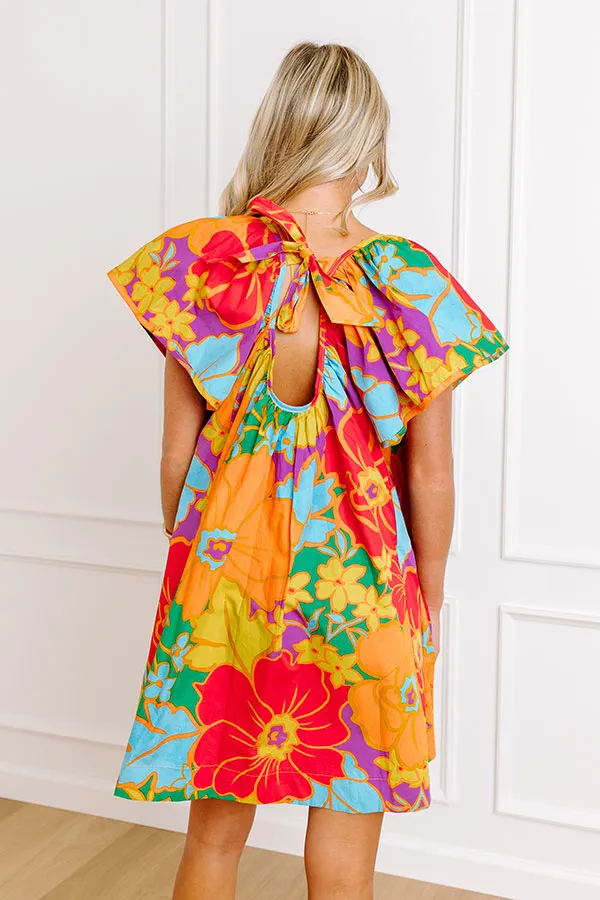 Bora Bora Babe Floral Mini Dress sold by Impressions product image thumbnail 4