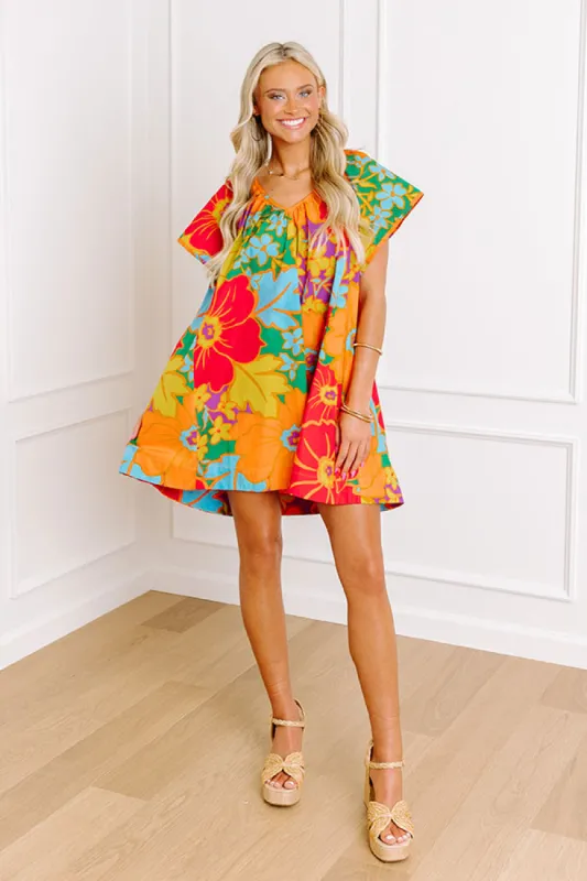 Bora Bora Babe Floral Mini Dress sold by Impressions