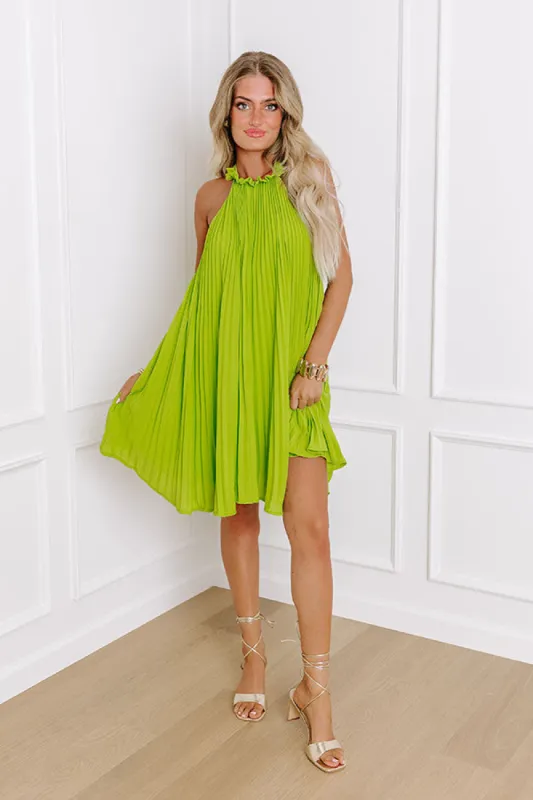 Forever Yours Pleated Mini Dress sold by Impressions