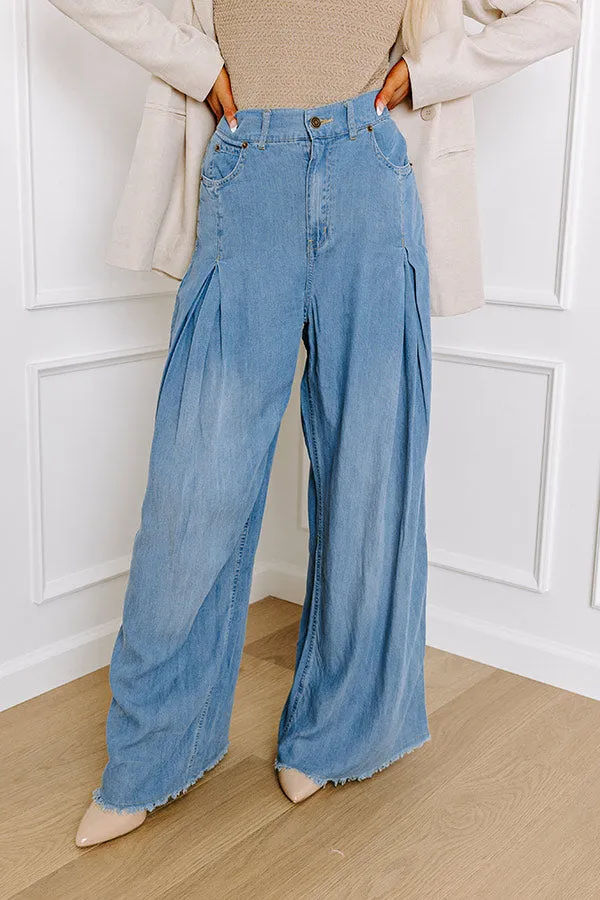 The Jessica Wide Leg Denim Trouser sold by Impressions product image thumbnail 3