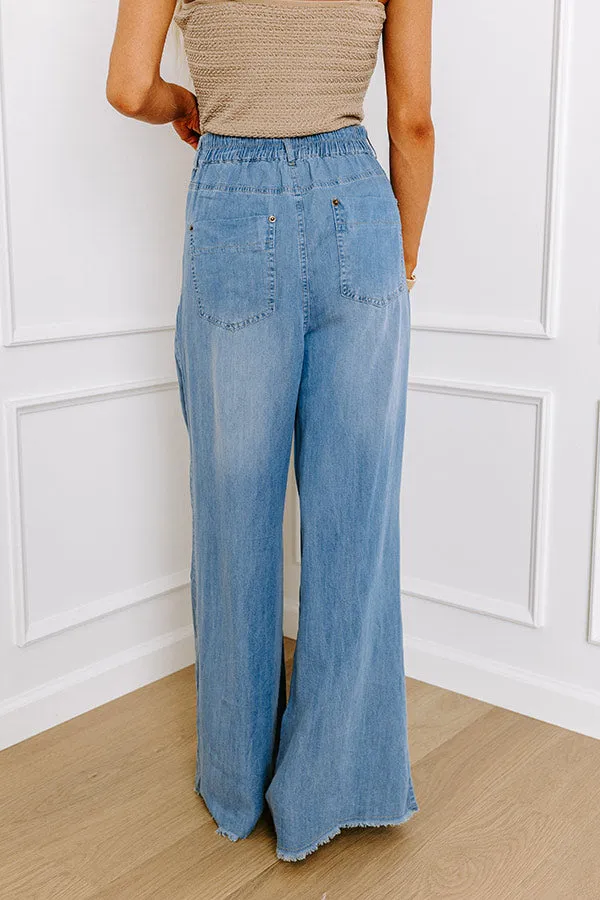 The Jessica Wide Leg Denim Trouser sold by Impressions product image thumbnail 4