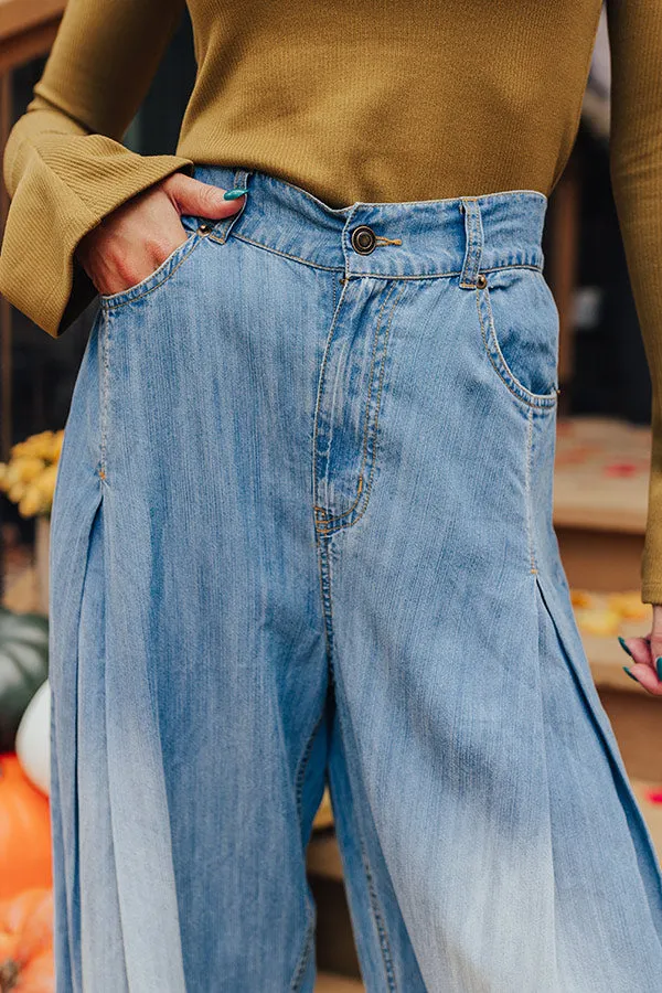 The Jessica Wide Leg Denim Trouser sold by Impressions product image thumbnail 5