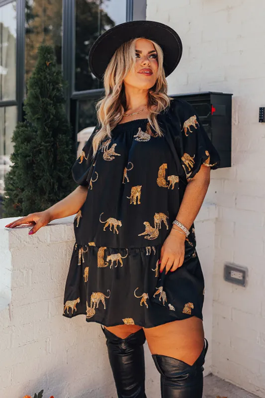 Giving Fierce Energy Shift Dress Curves sold by Impressions