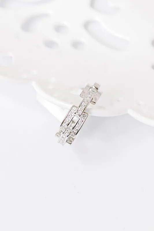 Love Link Ring in Silver sold by Impressions