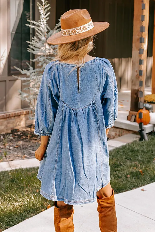 Countryside Cutie Denim Mini Dress sold by Impressions product image thumbnail 5