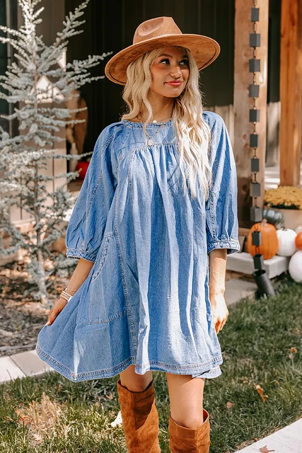 Countryside Cutie Denim Mini Dress sold by Impressions product image thumbnail 2