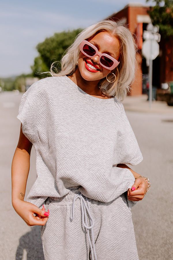 Lattes First Shift Top in Grey sold by Impressions product image thumbnail 4