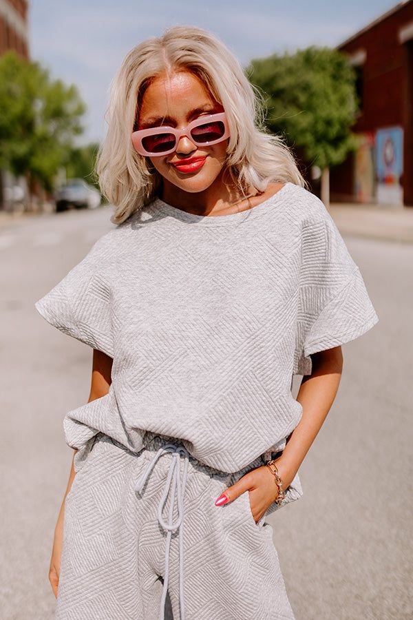 Lattes First Shift Top in Grey sold by Impressions product image thumbnail 5