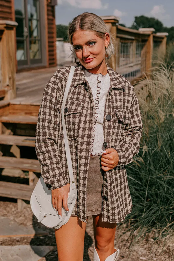 Caffeine Crush Checkered Jacket sold by Impressions product image thumbnail 2