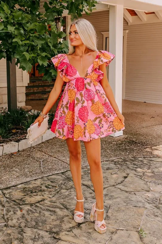 Island Lover Floral Mini Dress sold by Impressions