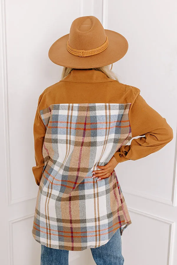 Fall Fields Plaid Tunic In Camel sold by Impressions product image thumbnail 5
