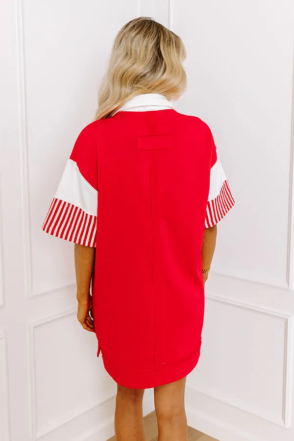 Dockside Meetup Mini Dress in Red sold by Impressions product image thumbnail 5