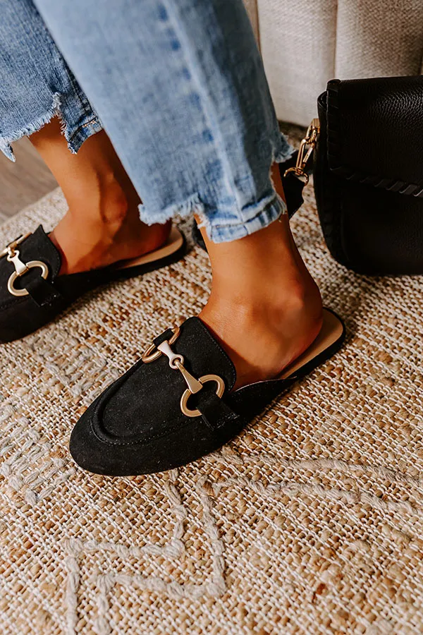 The Elle Faux Suede Mule Loafer sold by Impressions product image thumbnail 2