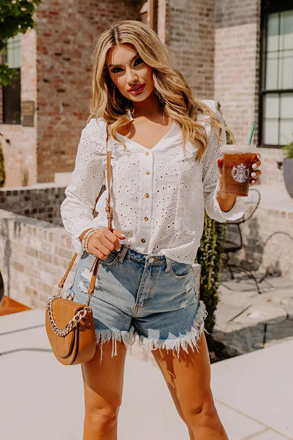 Along The Shore Eyelet Top sold by Impressions product image thumbnail 2