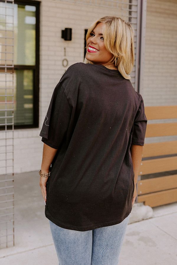 World Tour Distressed Boyfriend Tee Curves sold by Impressions product image thumbnail 4