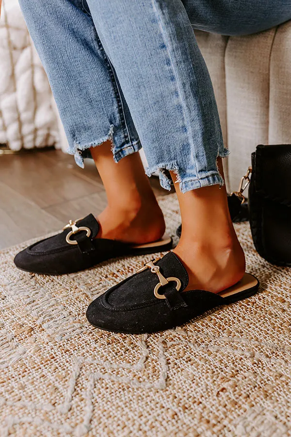 The Elle Faux Suede Mule Loafer sold by Impressions product image thumbnail 3