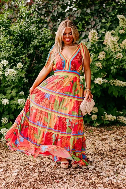 Island Oasis Maxi Dress Curves sold by Impressions