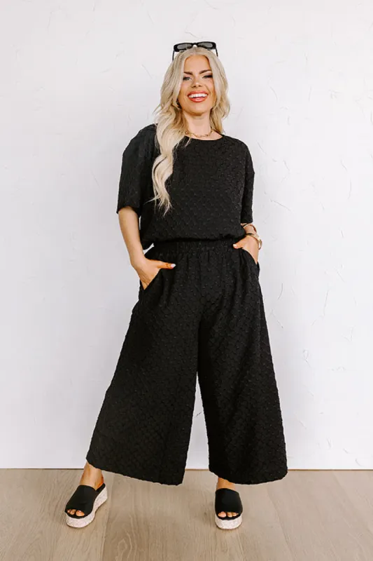 Martinis In Manhattan High Waist Jacquard Pants Curves sold by Impressions