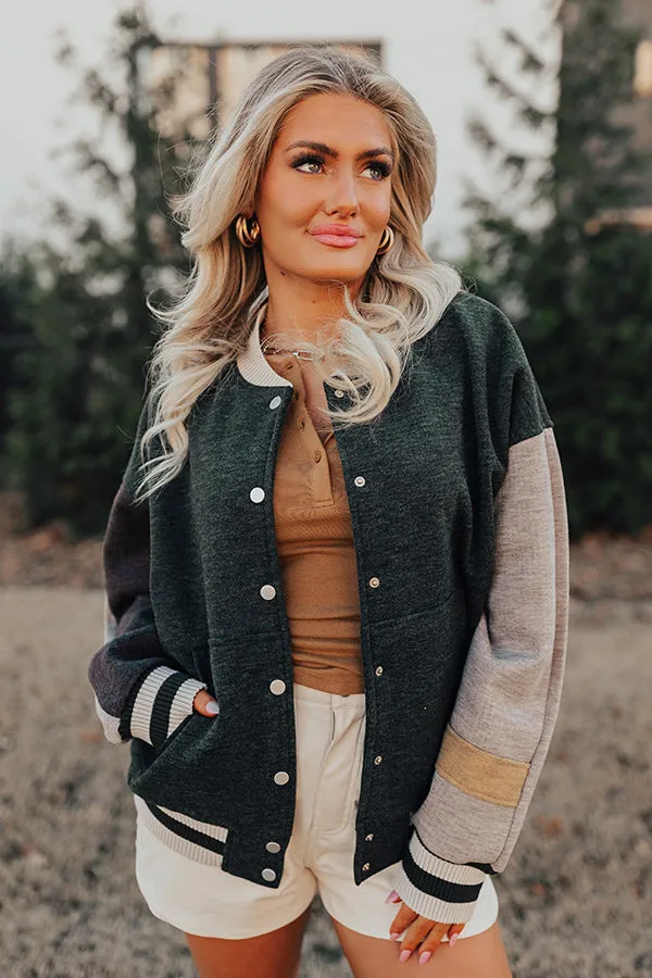 Kick It With Me Varsity Jacket sold by Impressions