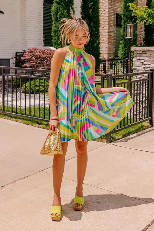 Sweetest Nothings Pleated Mini Dress sold by Impressions