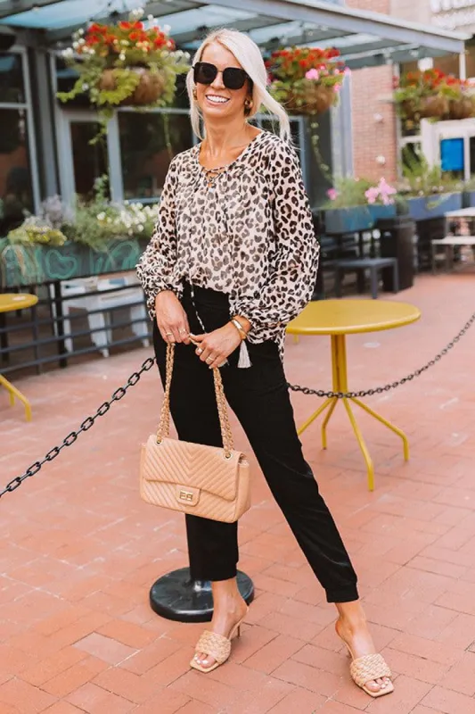 RSVP Chic Leopard Shift Top sold by Impressions