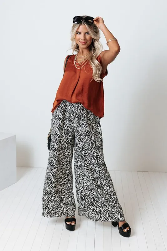 Balcony Kisses Shift Top In Rust sold by Impressions