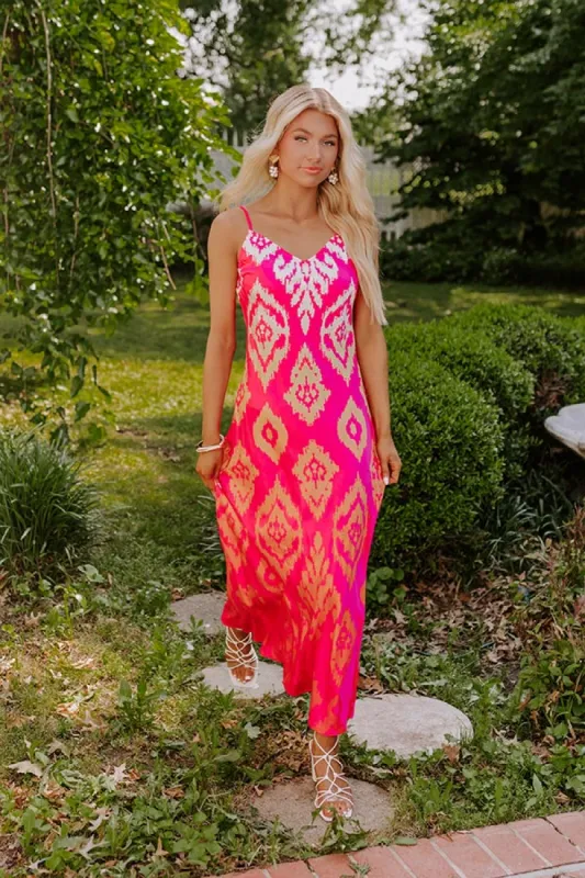 Make A Statement Satin Maxi Dress sold by Impressions