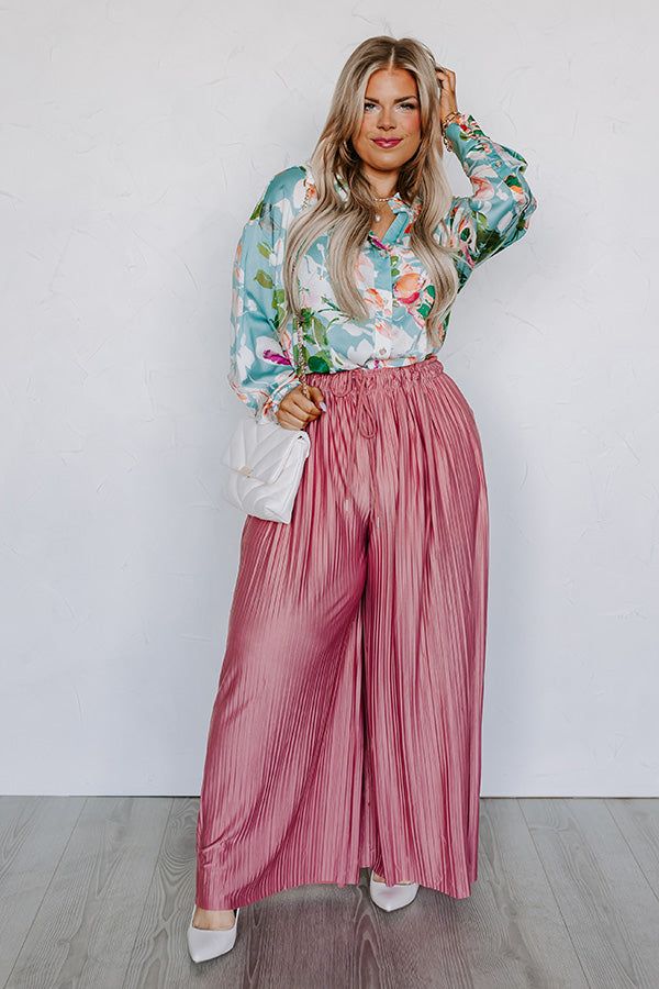 Mind On Malibu Button Up In Sky Blue Curves sold by Impressions product image thumbnail 2