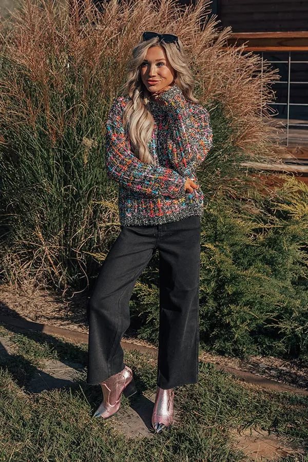 Stop Time Metallic Knit Sweater sold by Impressions product image thumbnail 5