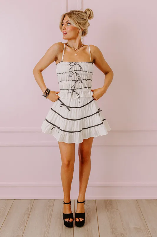 Coquette Chic Mini Skirt sold by Impressions