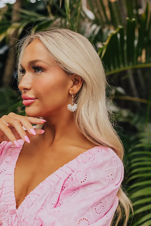 Island Oasis Earrings In Ivory sold by Impressions