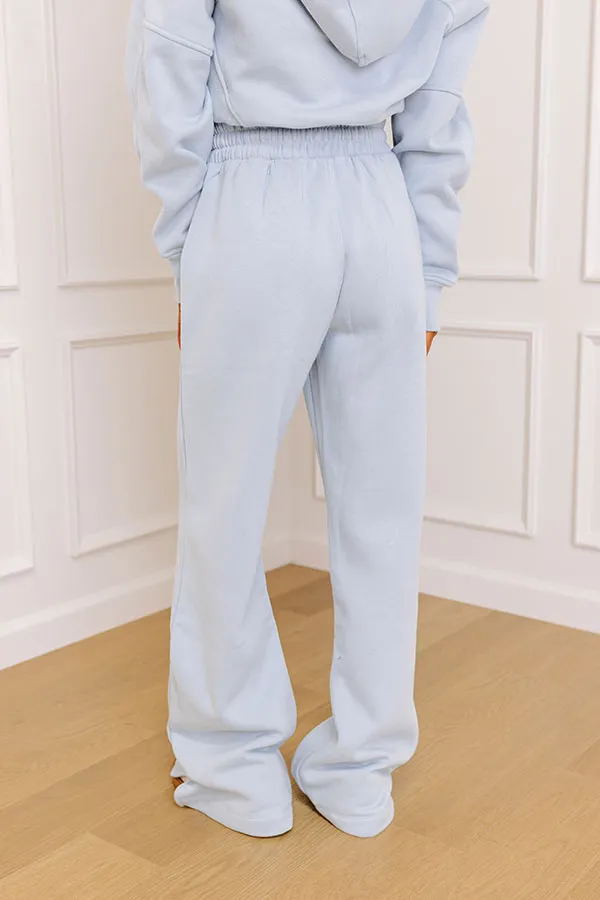 Coffee Run Cutie Straight Leg Pants in Sky Blue sold by Impressions product image thumbnail 4