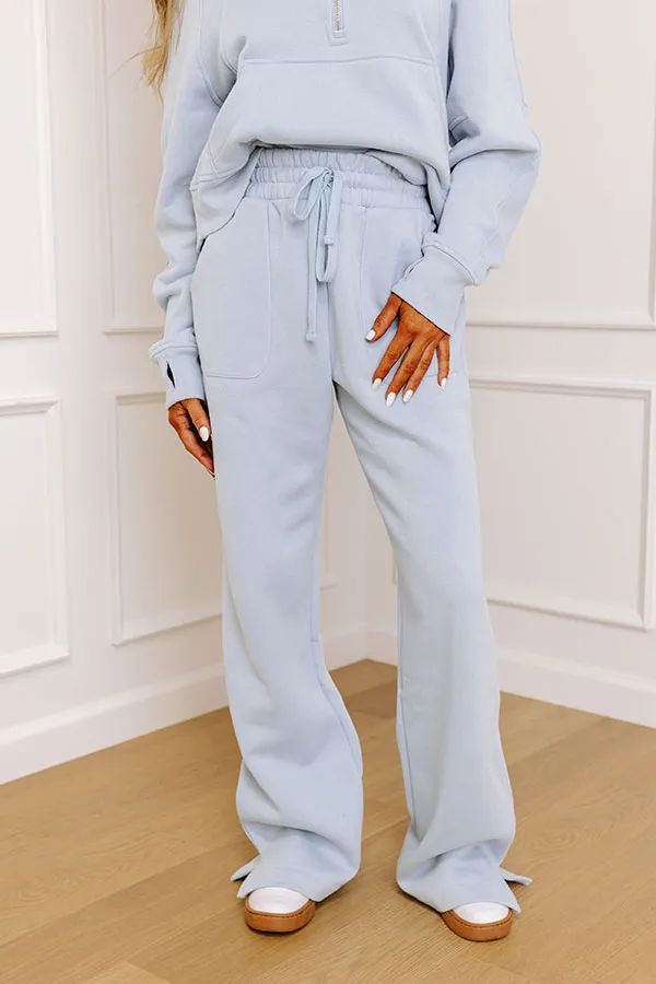 Coffee Run Cutie Straight Leg Pants in Sky Blue sold by Impressions product image thumbnail 3