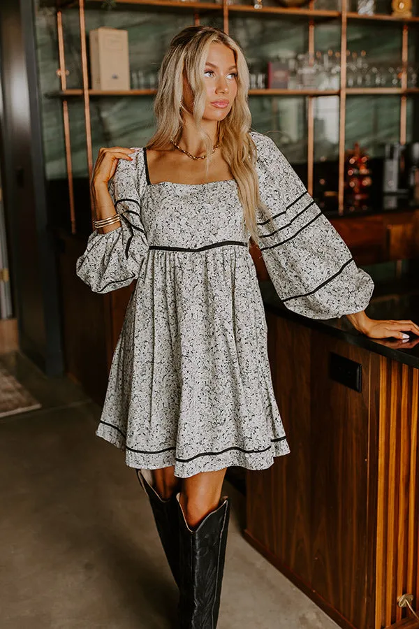 French Cottage Floral Mini Dress sold by Impressions