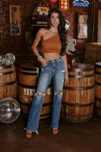 The Juliana High Waist Straight Leg Jean sold by Impressions