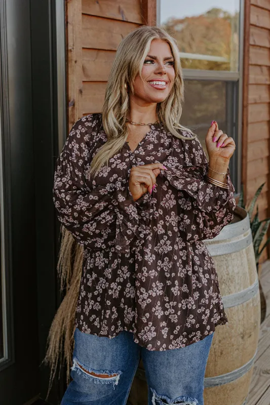 Floral Fascination Shift Top Curves sold by Impressions