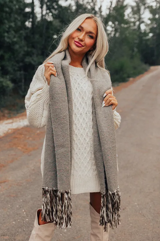 Keeping Cozy Scarf In Sage sold by Impressions