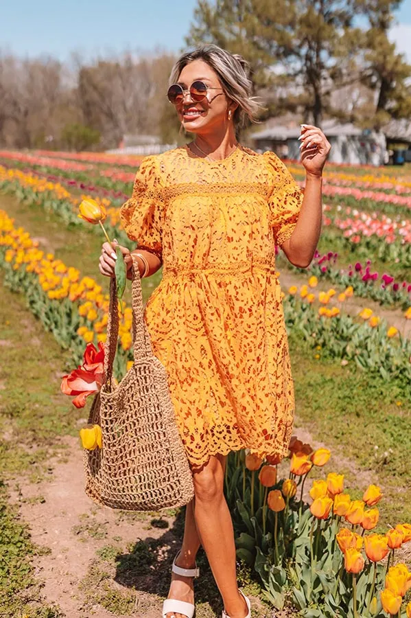 Forever Chic Crochet Mini Dress sold by Impressions product image thumbnail 5