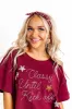 Fan Zone Paisley Headband In Maroon sold by Impressions