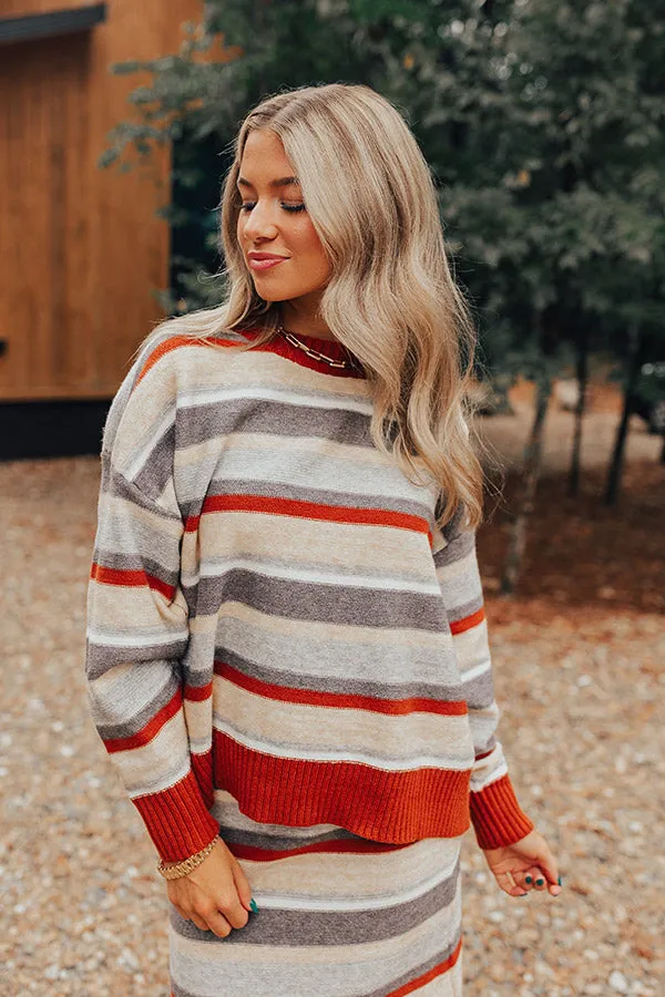 Mulled Wine Stripe Sweater sold by Impressions product image thumbnail 3
